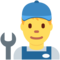 Man Mechanic emoji on Twitter